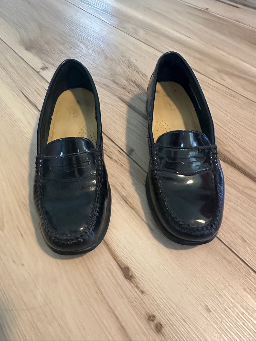 Genuine Patent Leather Penny Loafers